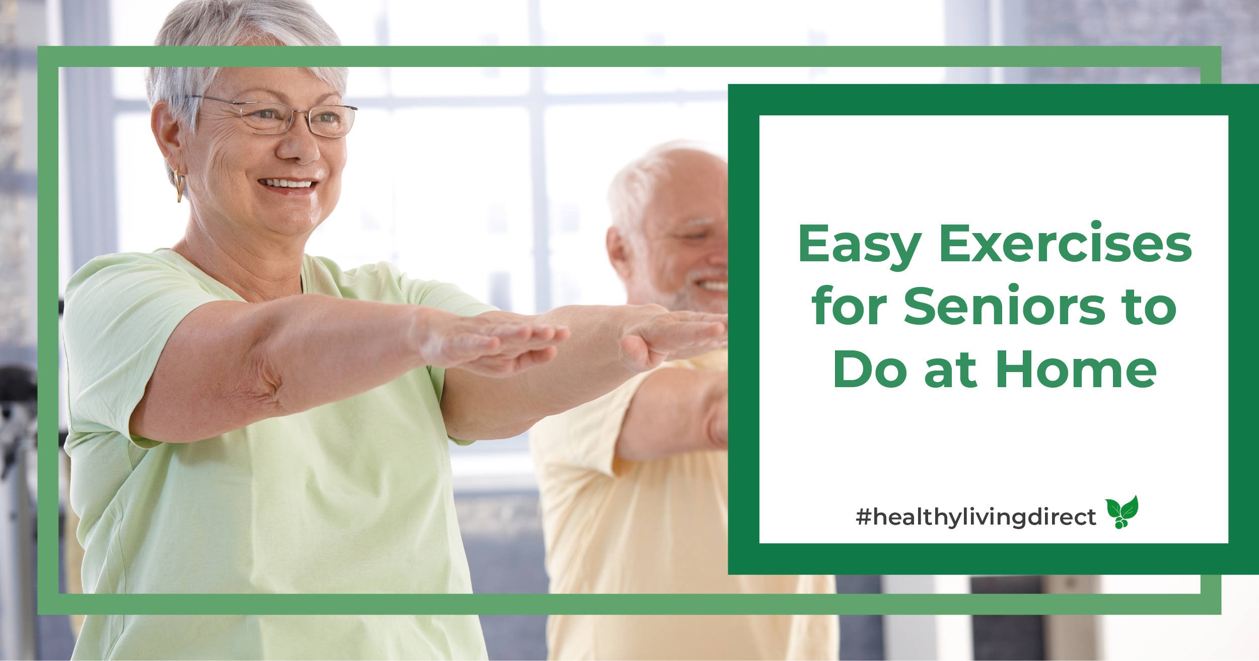 easy exercises to do at home for seniors
